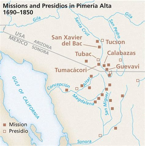 tumacacori arizona map.